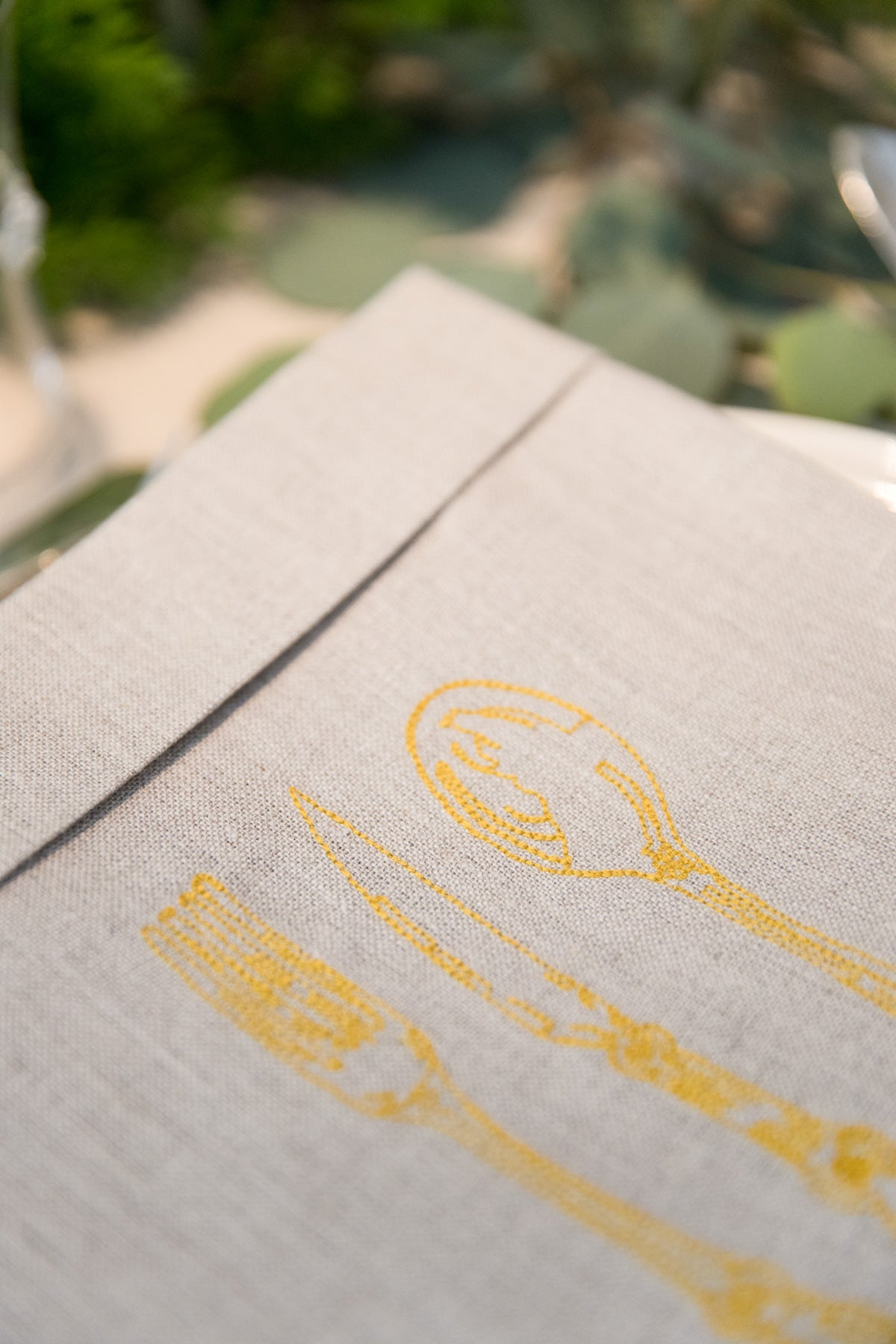 SABOR 4 Napkins & 4 Placemats - Saffron