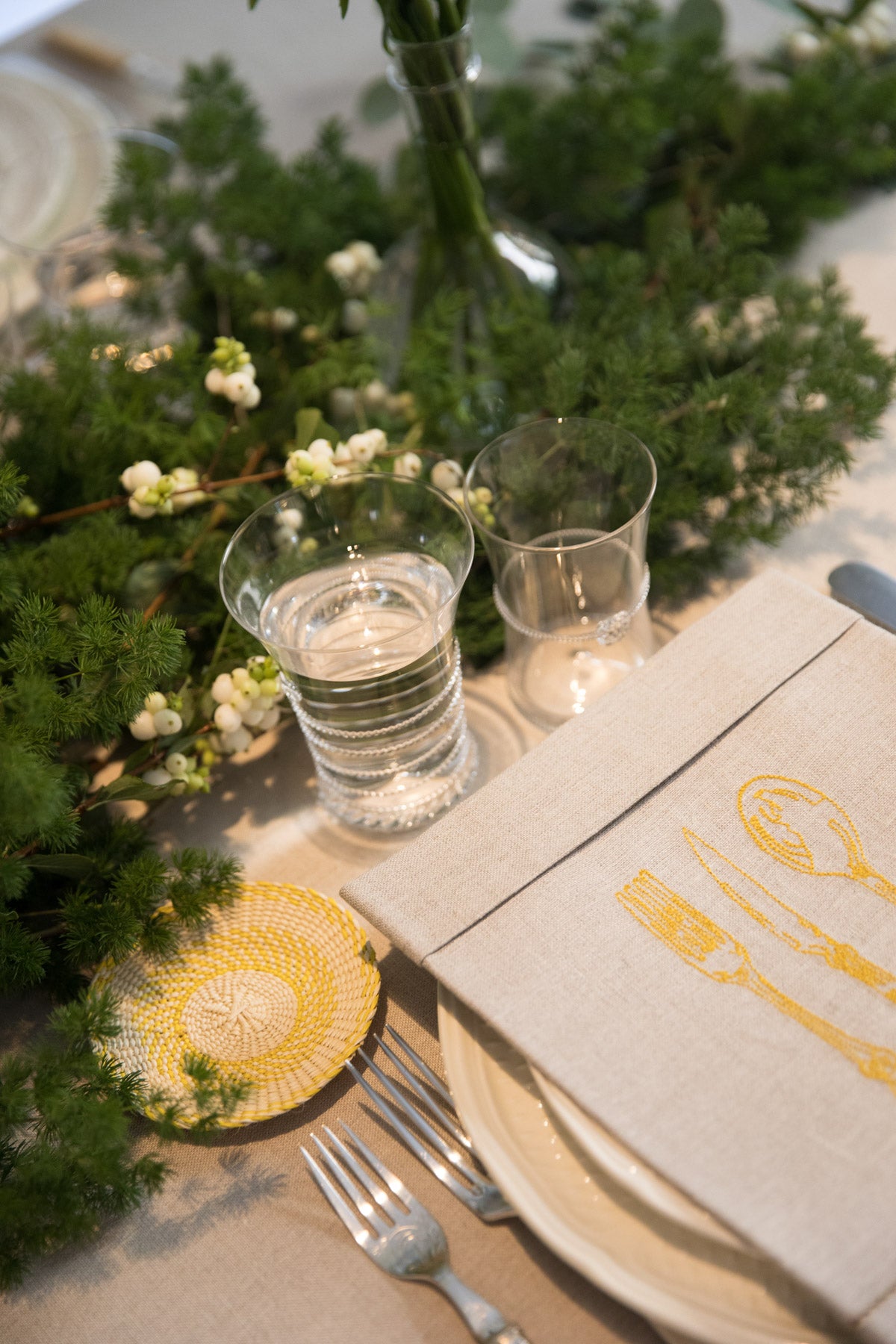 SABOR 4 Napkins & 4 Placemats - Saffron