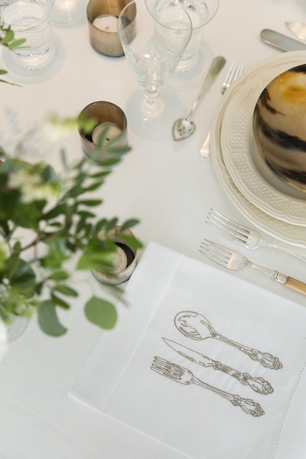 SABOR 4 Napkins & 4 Placemats - Beige