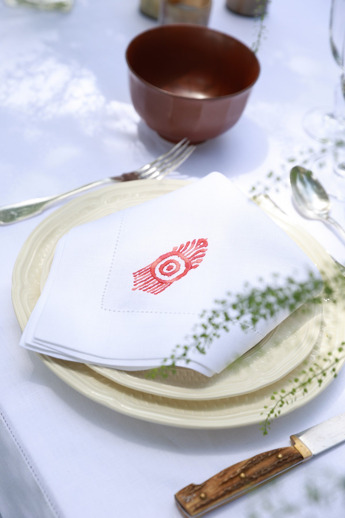 MACONDO 4 Napkins & 4 Placemats - Orange