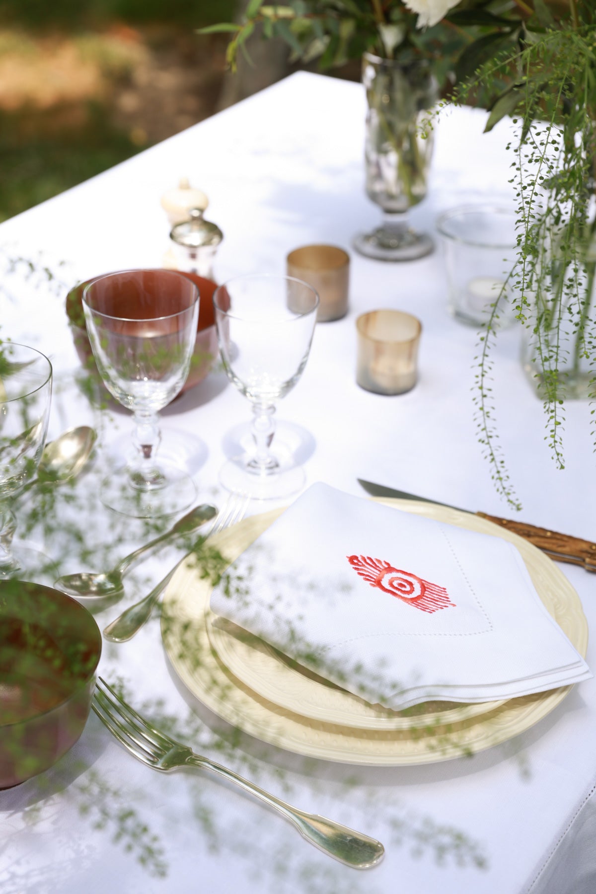 MACONDO 4 Napkins & 4 Placemats - Orange