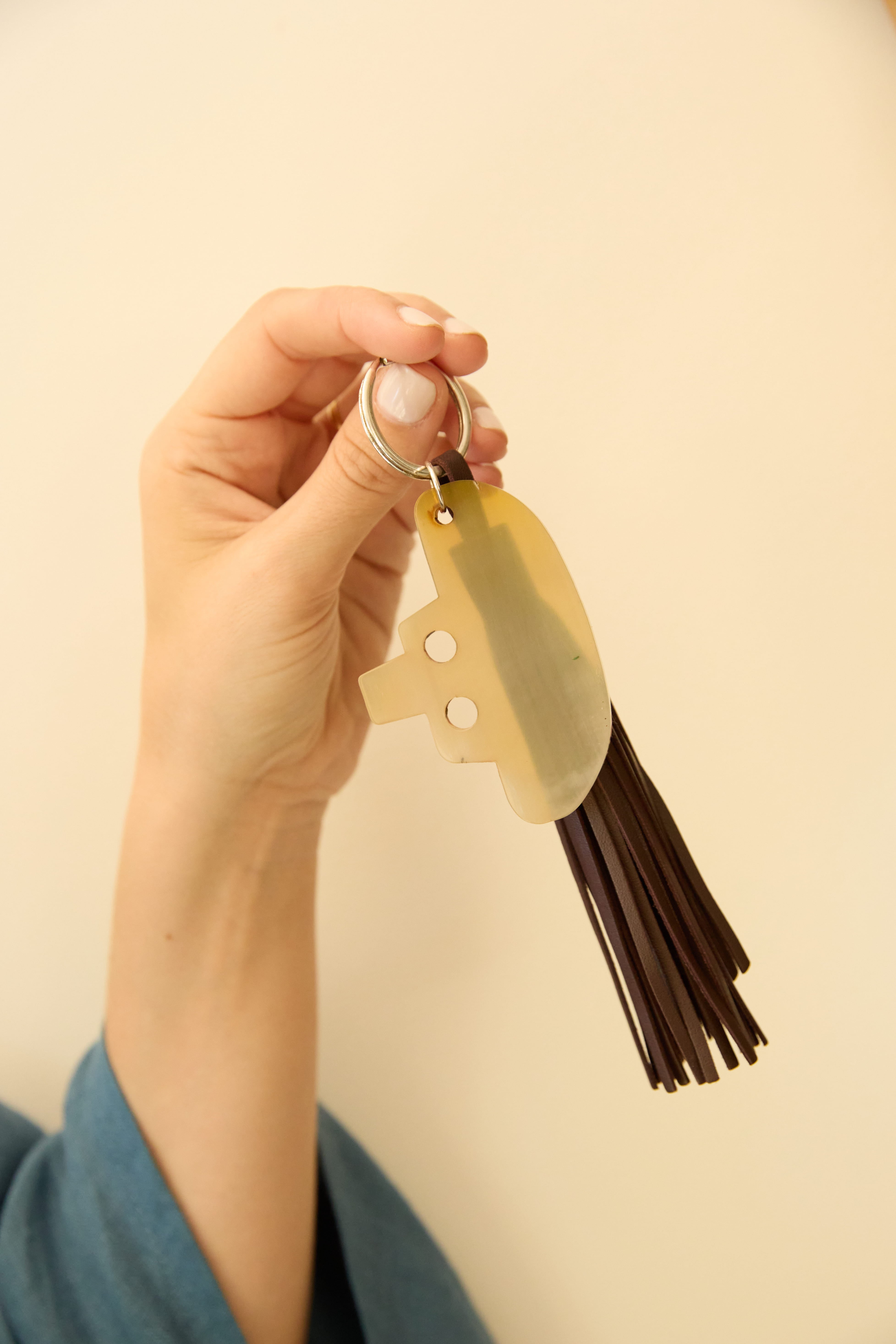 PAMPA Keychain - Boat in Natural