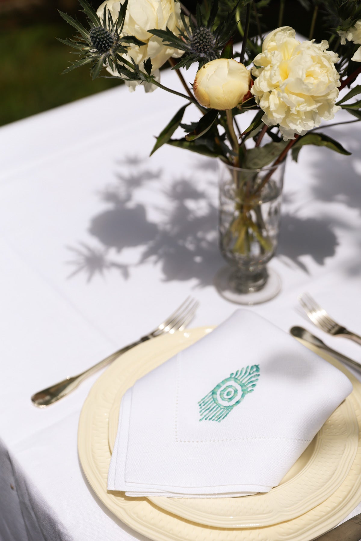 MACONDO 4 Napkins & 4 Placemats - Blue