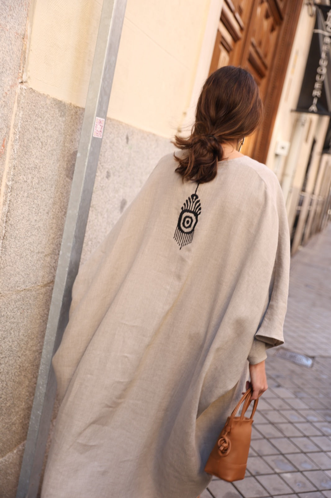 MACONDO City Caftan - Natural