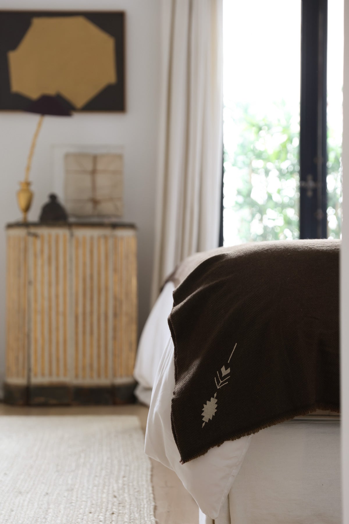 PAMPA Cashmere Maxi Throw - Chocolate