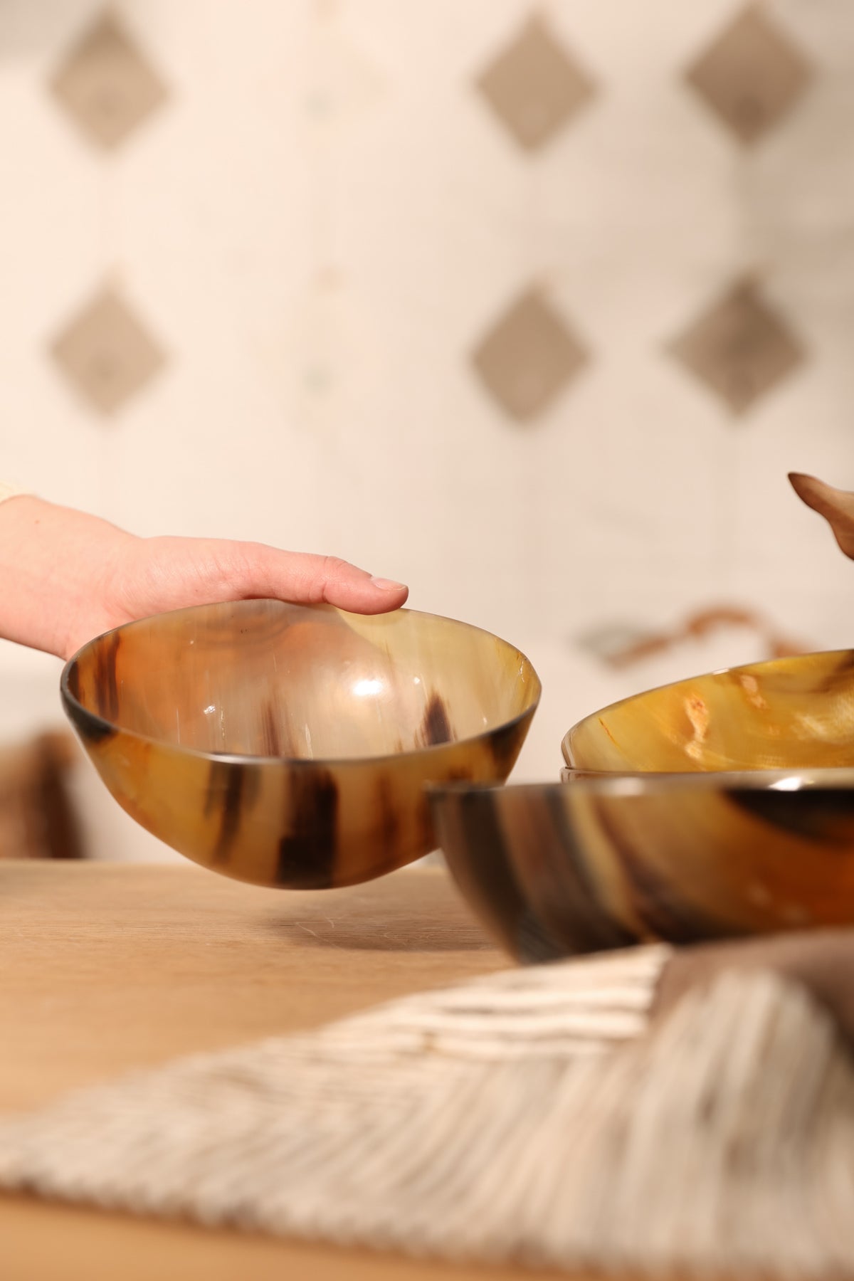 PAMPA Horn Bowl - Natural
