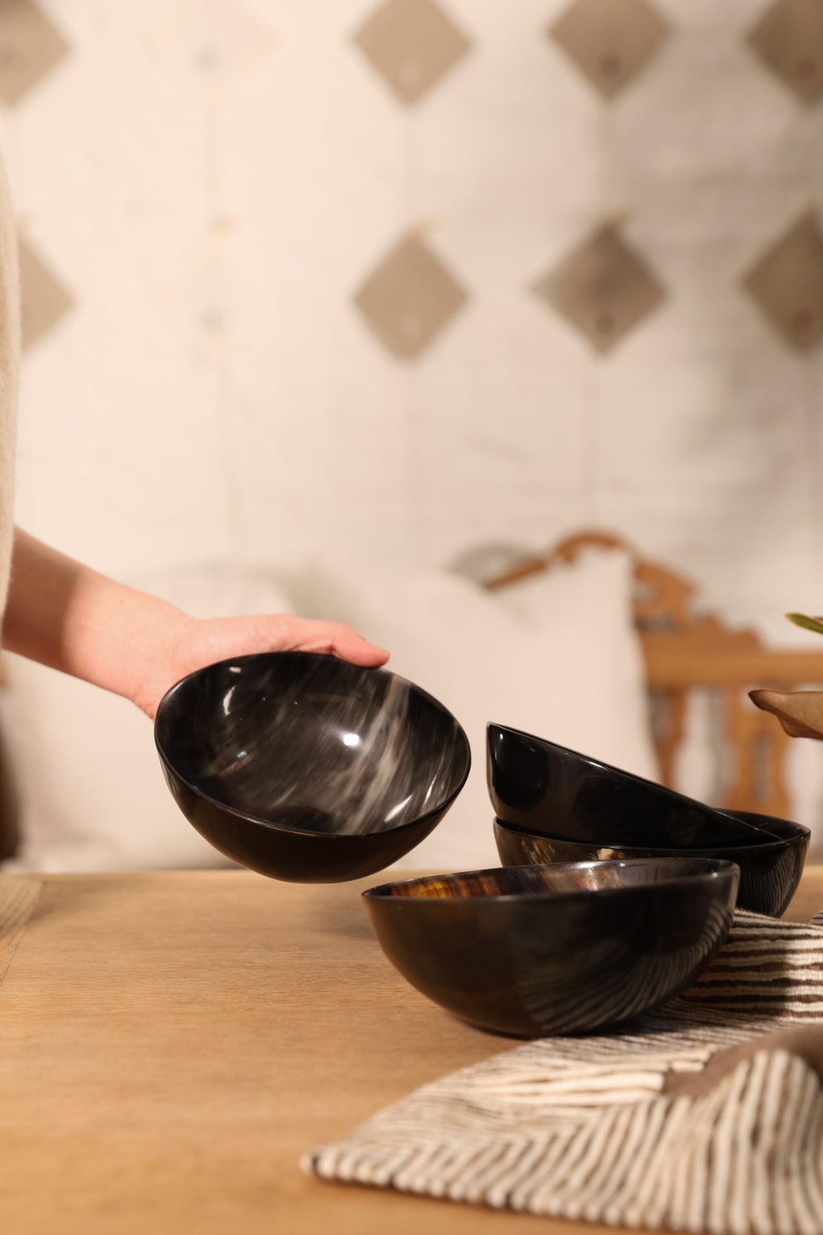 PAMPA Horn Bowl - Black