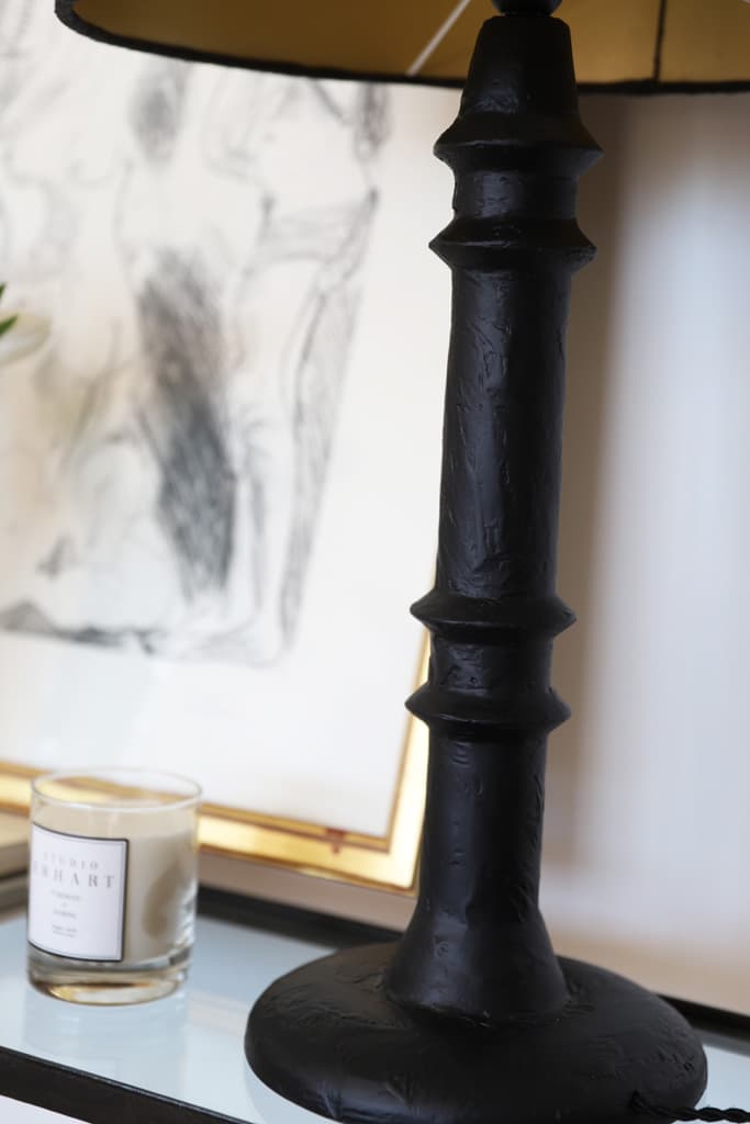 DIEGO Plaster Lamp - Black