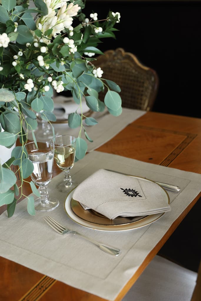 PAMPA 4 Napkins & 4 Placemats - Natural