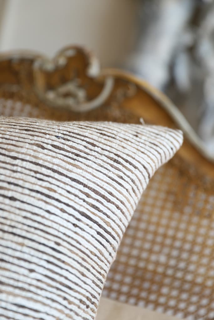 KAVANAGH Rustic Silk Cushion 50x50 - Beige