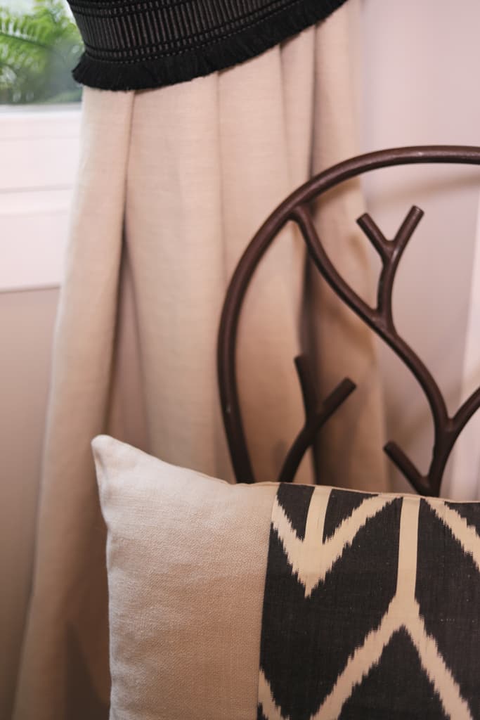 TASHKENT Linen cushion 50x30cm - Arrow