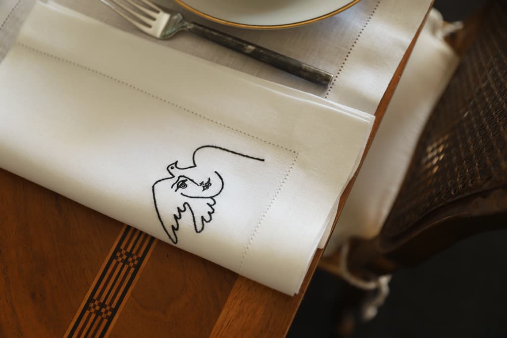PABLO Oversized Linen Napkin - White