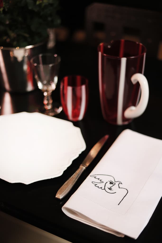 PABLO Oversized Linen Napkin - White