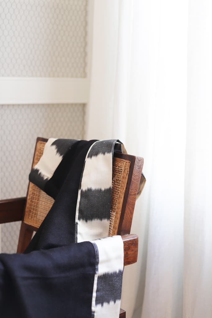 TASHKENT Baby Alpaca Throw - Chess