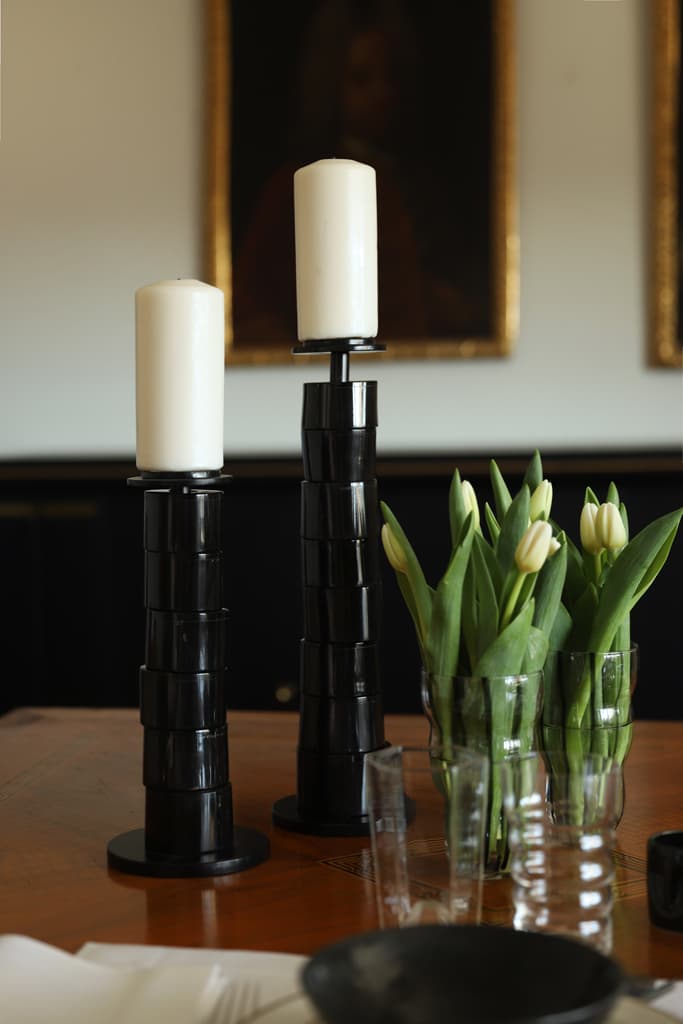 PAMPA Candlestick Black - Large