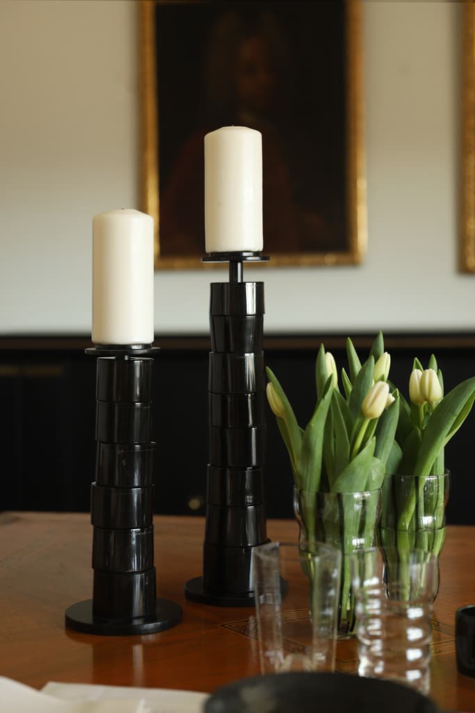PAMPA Candlestick Black - Large