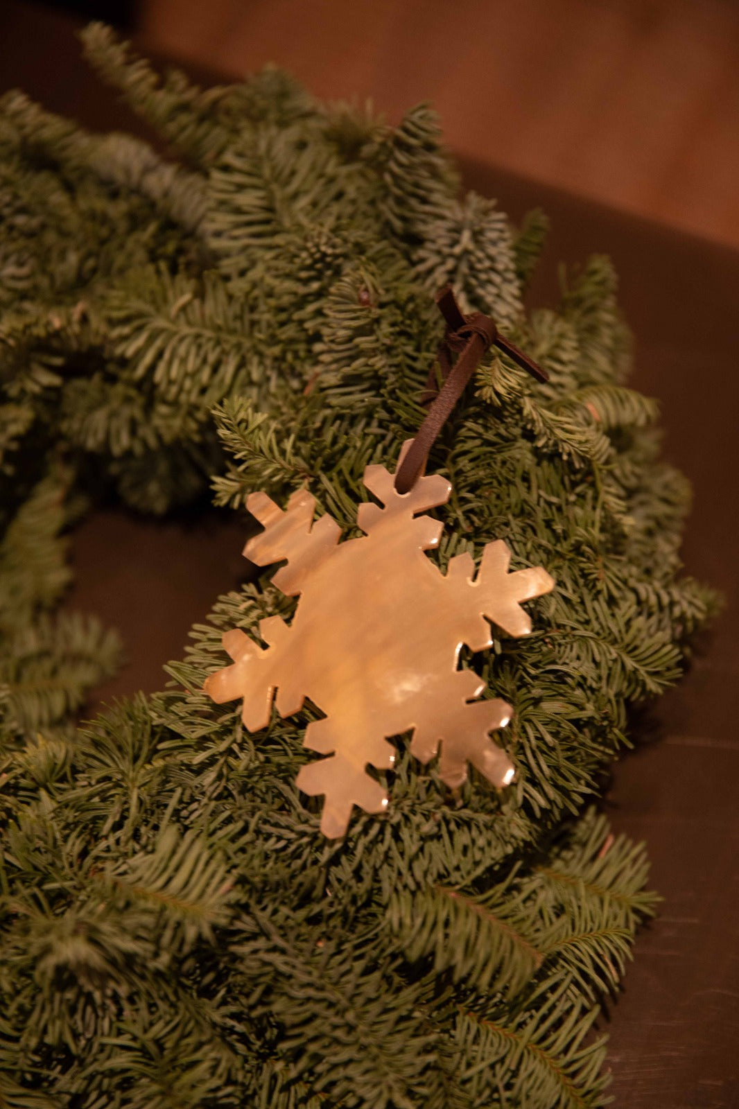 PAMPA Set of 4 Christmas Tree Horn Ornaments - TWO