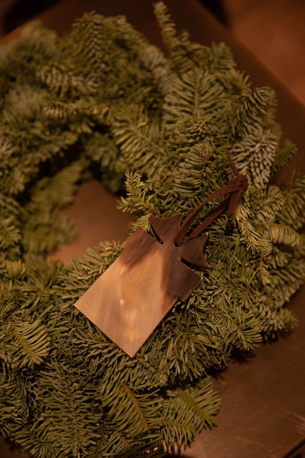 PAMPA Set of 4 Christmas Tree Horn Ornaments - TWO