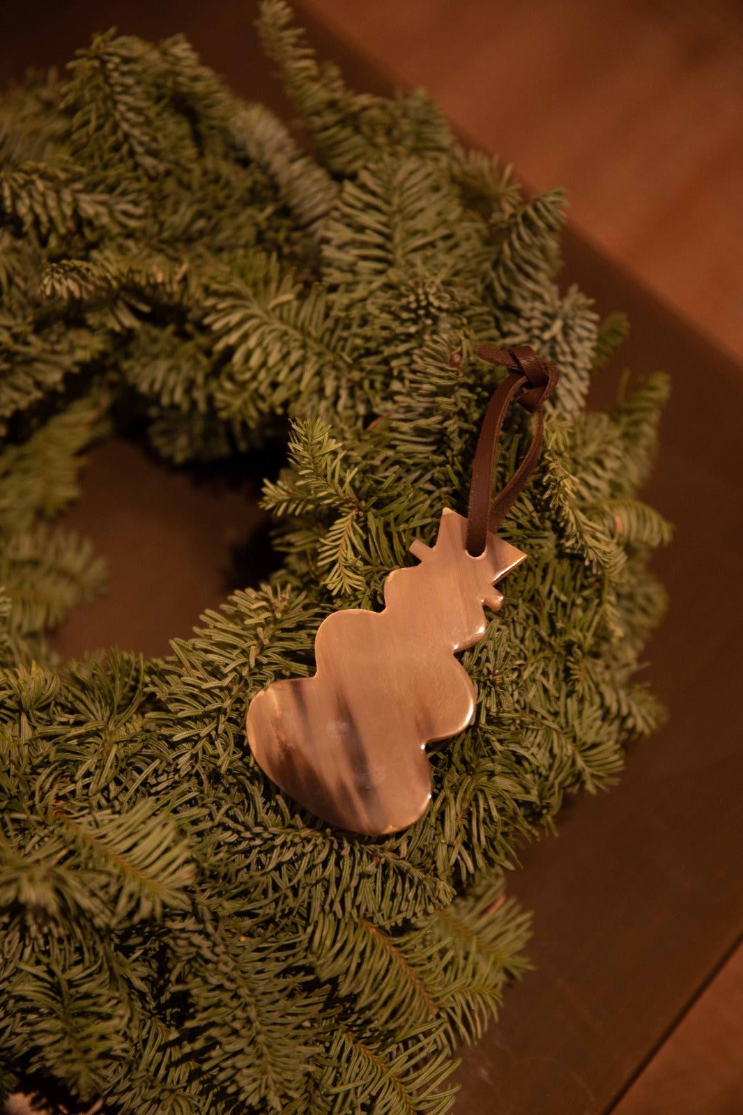 PAMPA Set of 4 Christmas Tree Horn Ornaments - TWO