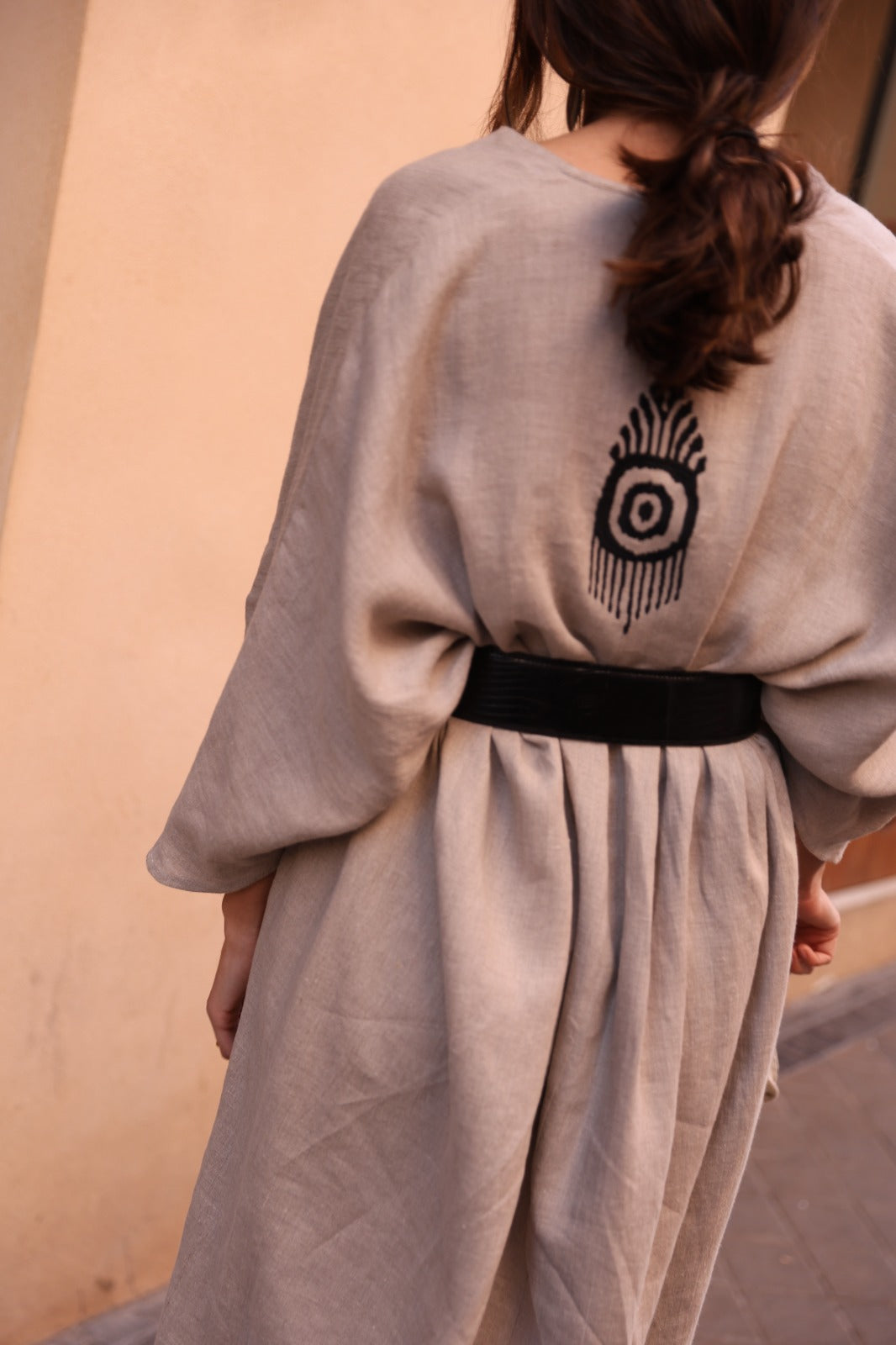 MACONDO City Caftan - Natural