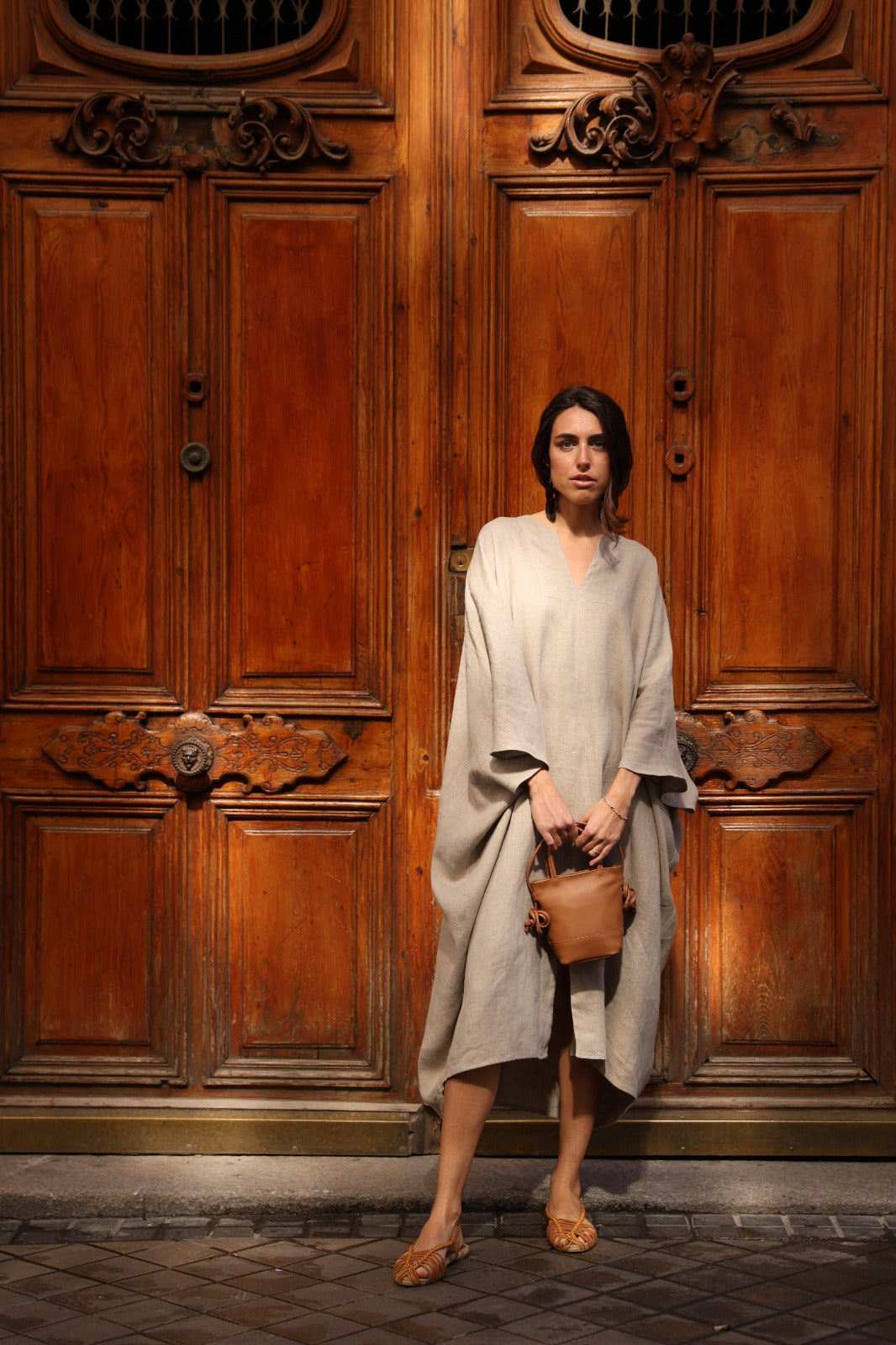 MACONDO City Caftan - Natural