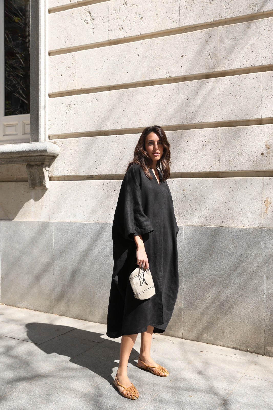 MACONDO City Caftan - Black