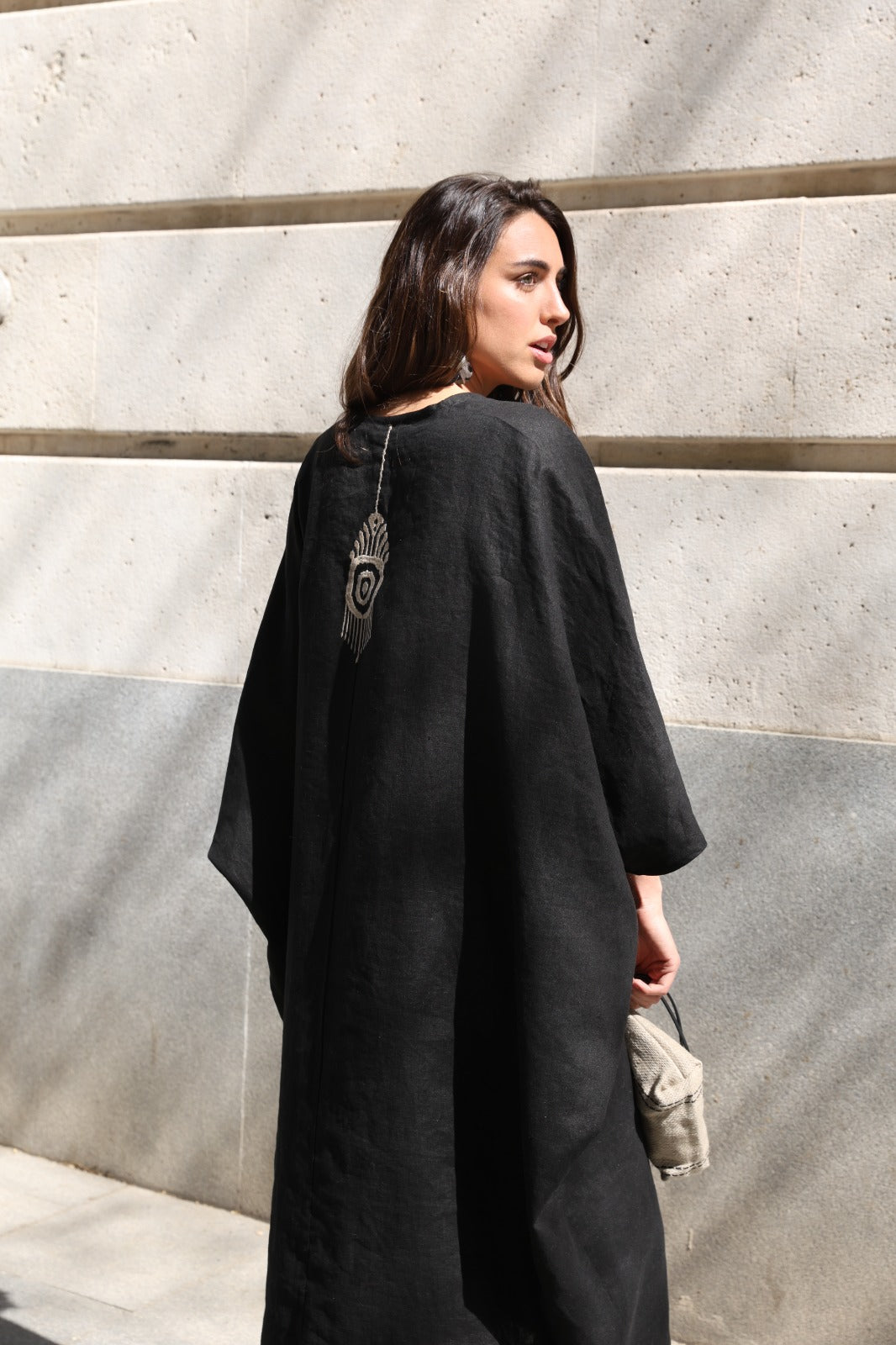 MACONDO City Caftan - Black