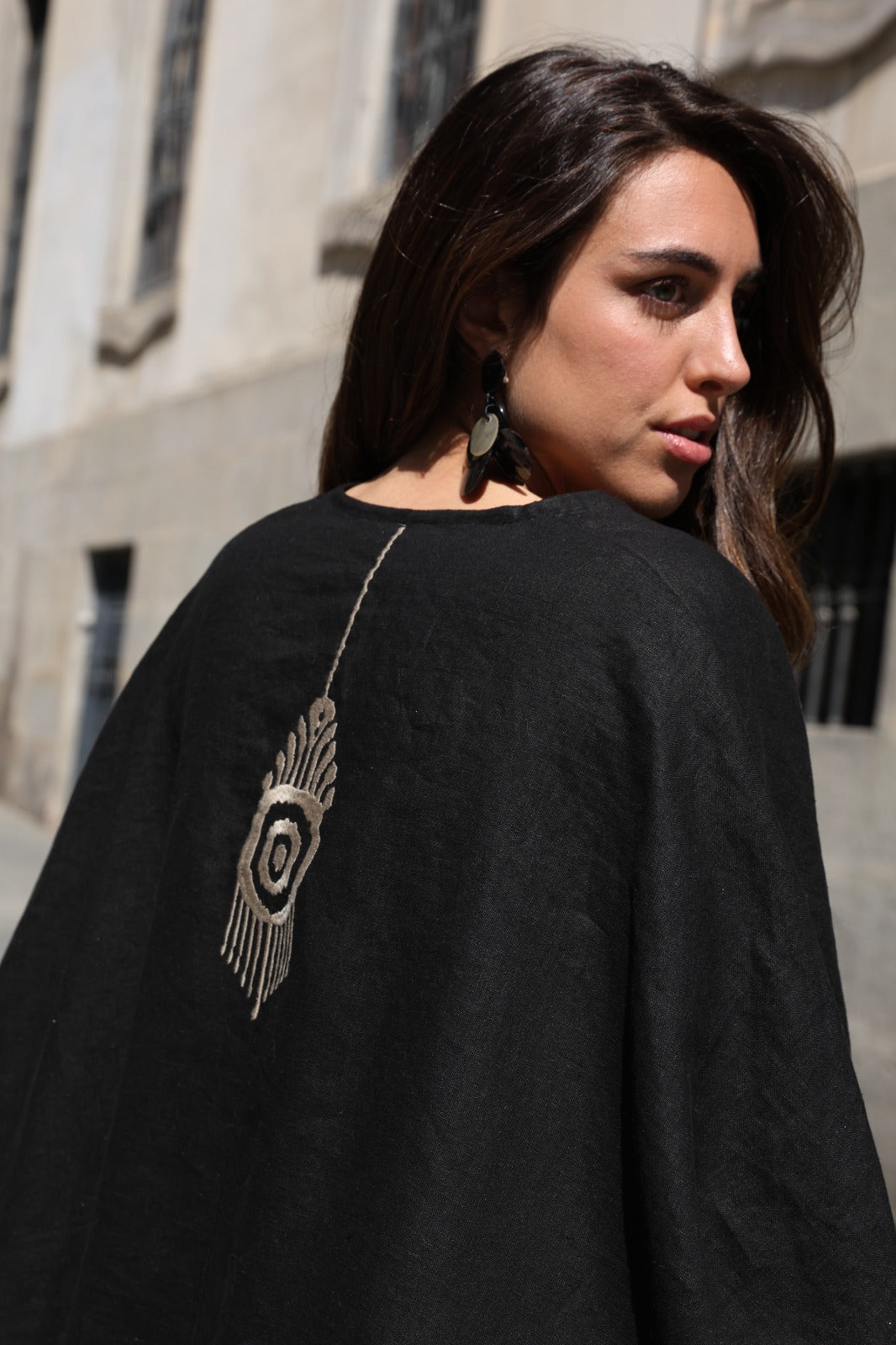 MACONDO City Caftan - Black