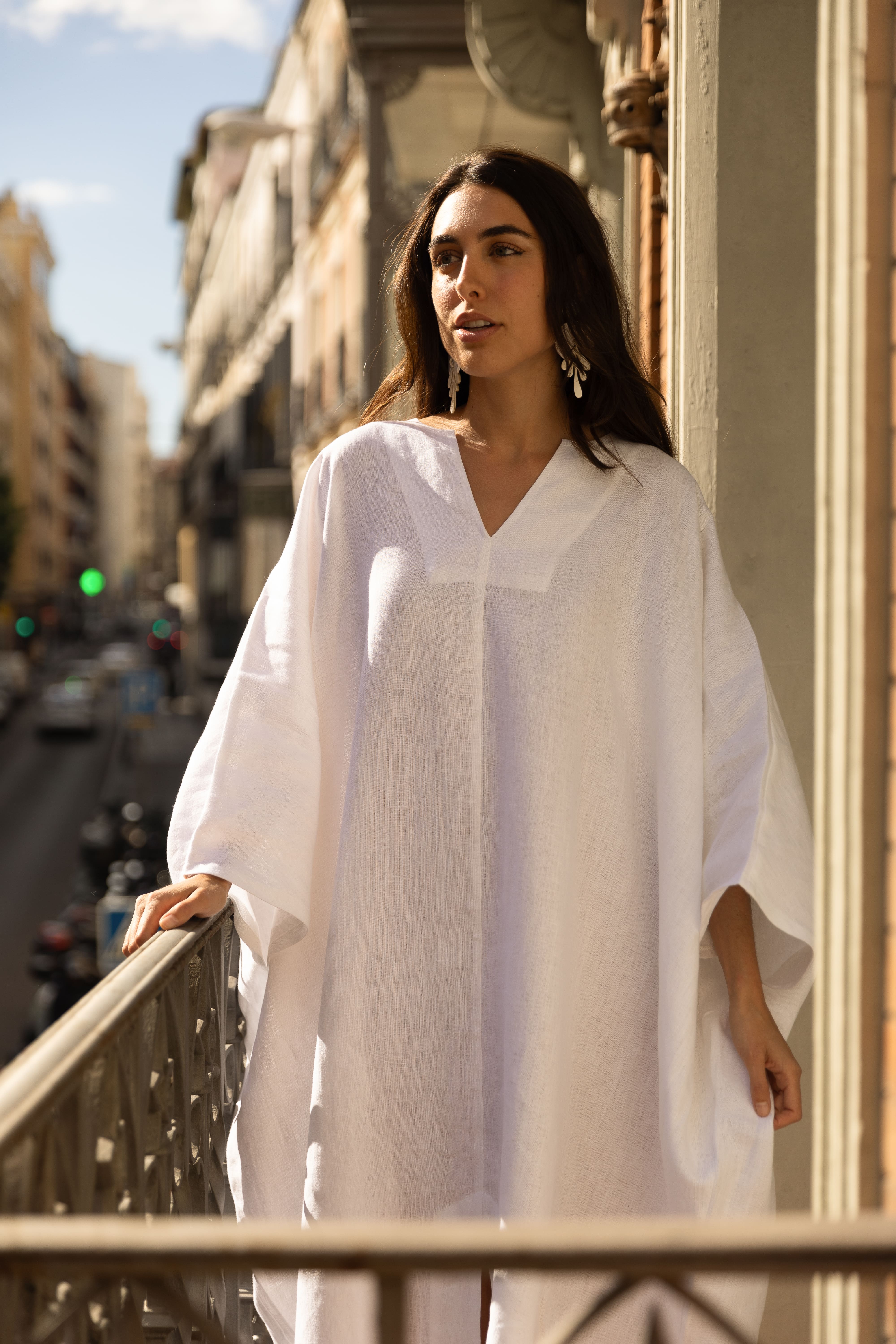 PAMPA City Caftan - White