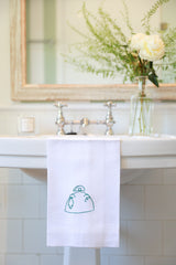 DIEGO Linen Guest Towel - Green