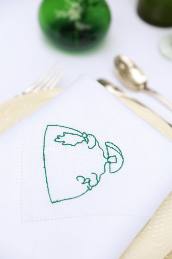 DIEGO Oversized Linen Napkin - Green
