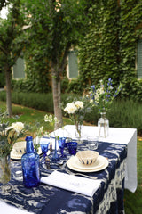 DIEGO Oversized Linen Napkin - Blue