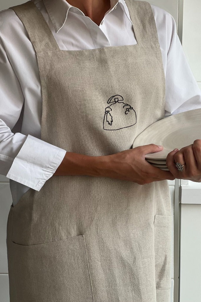 DIEGO Pure Linen Apron