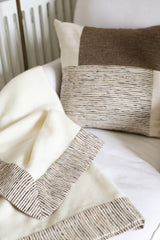 KAVANAGH Baby Alpaca & Silk Throw - Cream
