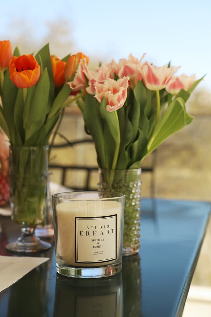 EXTRA LARGE Tuberose & Jasmin Organic Scented Candle