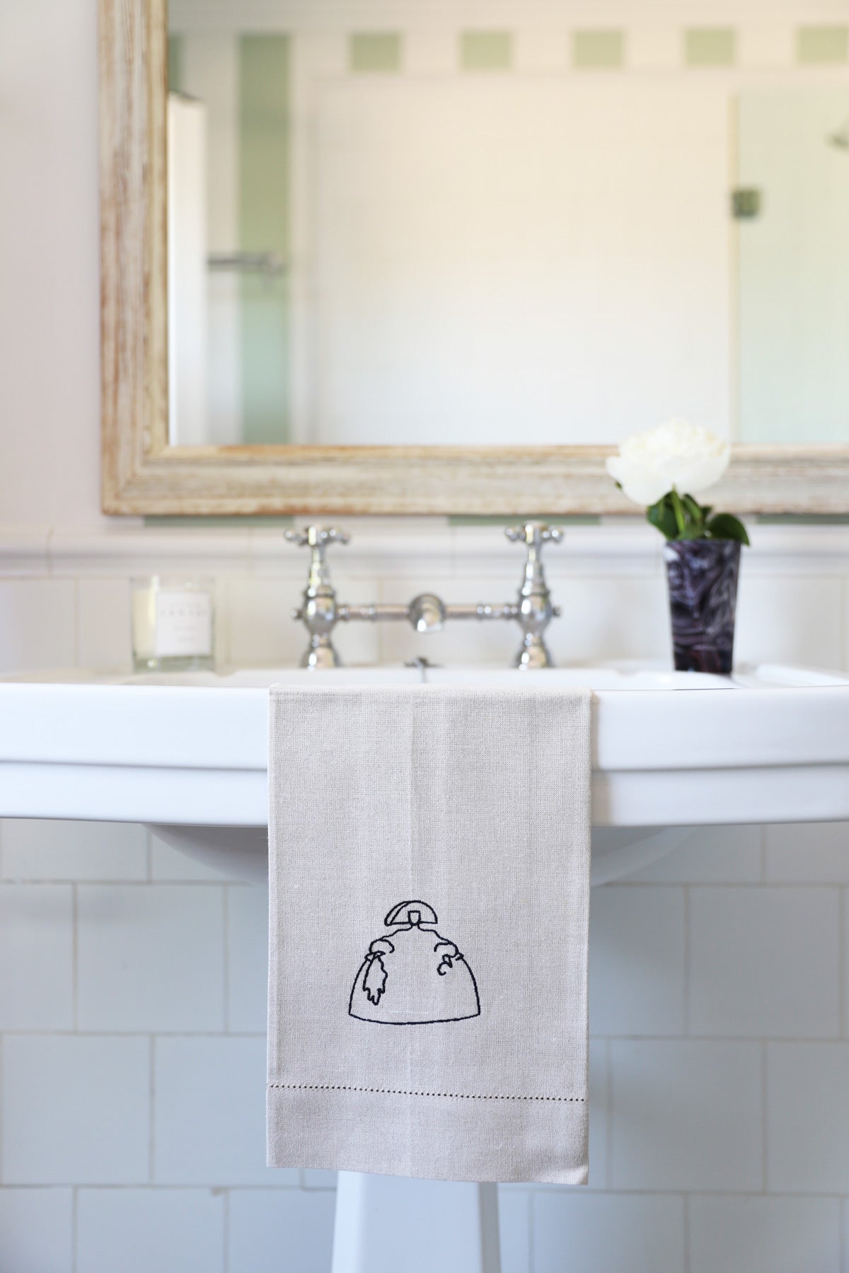 DIEGO Linen Guest Towel - Natural