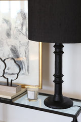 DIEGO Plaster Lamp - Black