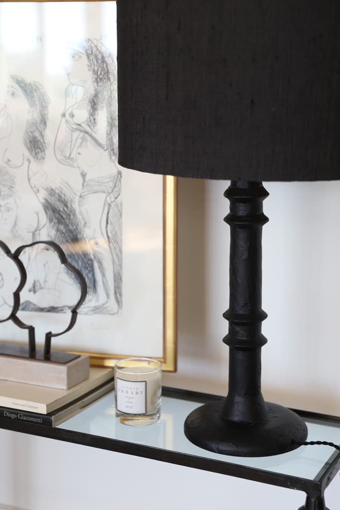 DIEGO Plaster Lamp - Black