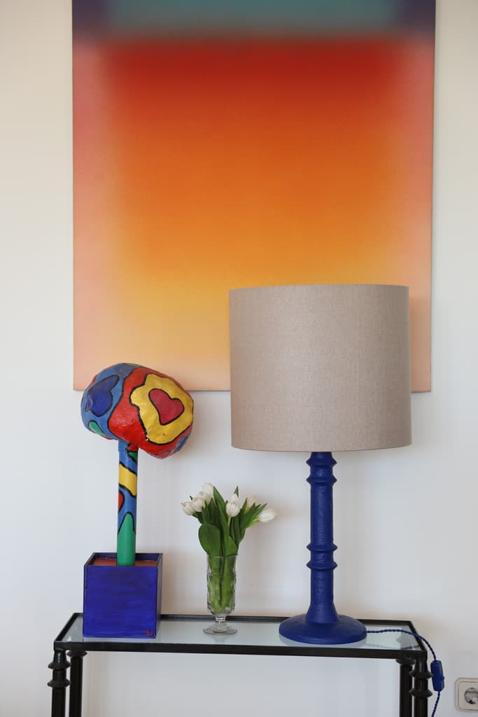 DIEGO Plaster Lamp - Klein© blue