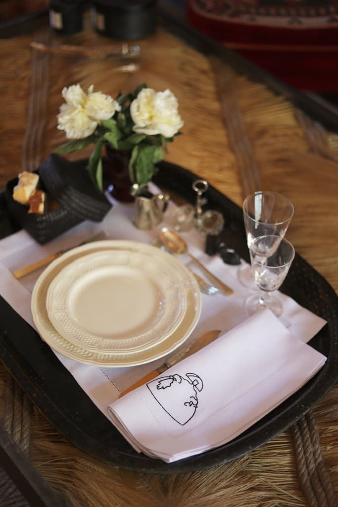 DIEGO Oversized Linen Napkin - White