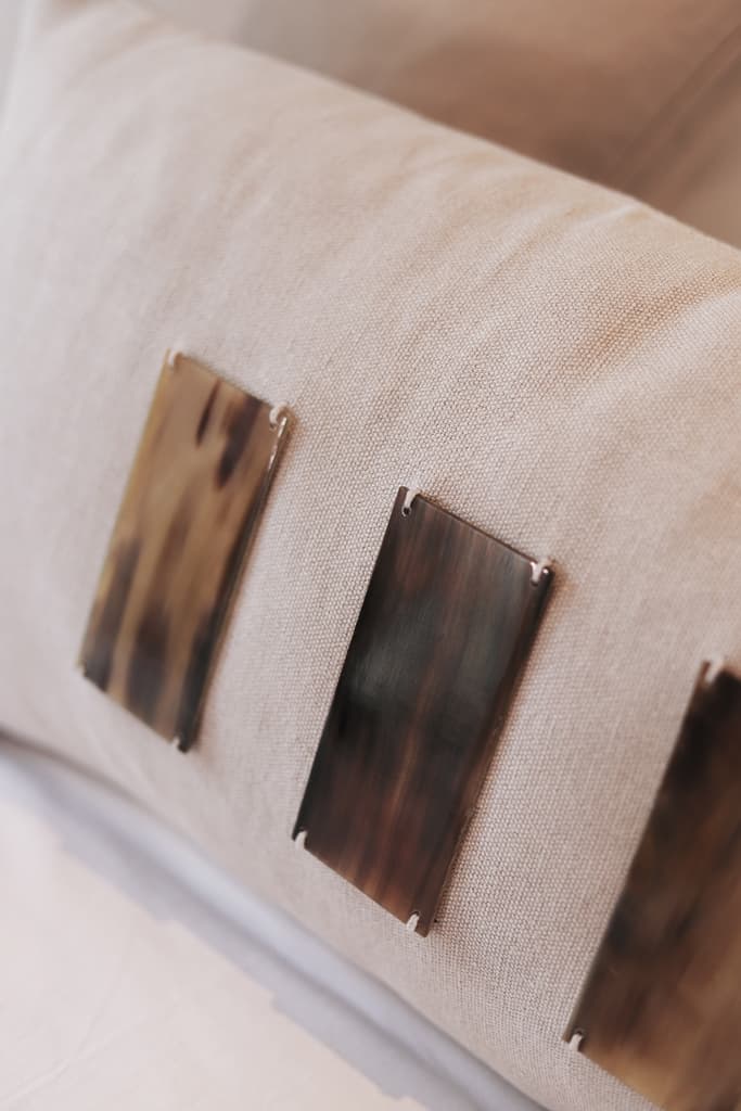 PAMPA Linen Cushion 70x35 - Beige