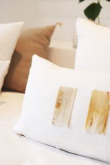 PAMPA Linen Cushion 70x35 - White