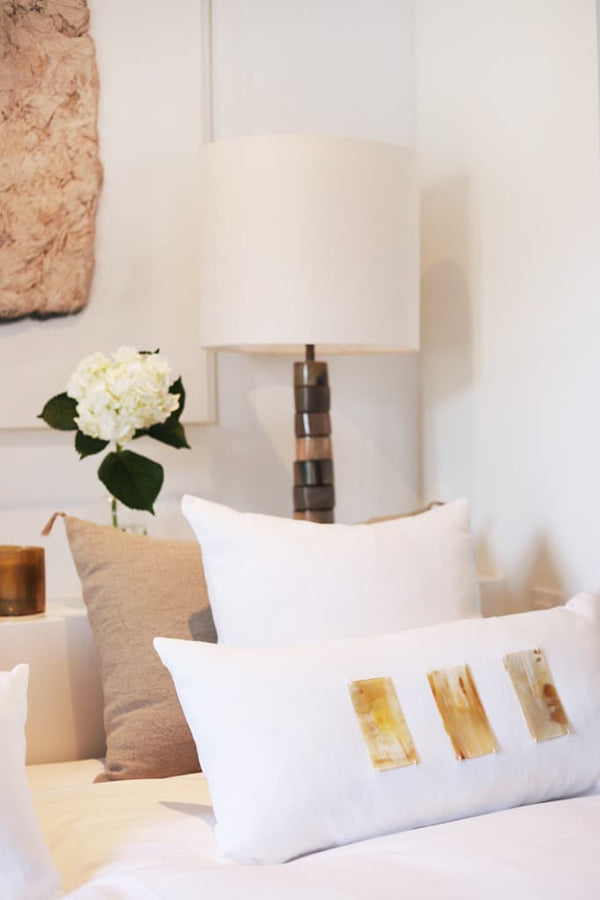 PAMPA Linen Cushion 70x35 - White