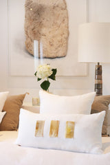 PAMPA Linen Cushion 70x35 - White