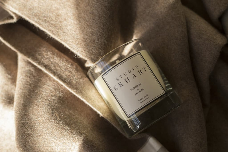 Tuberose & Jasmin Organic Scented Candle