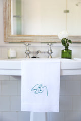 PABLO Linen Guest Towel - Green